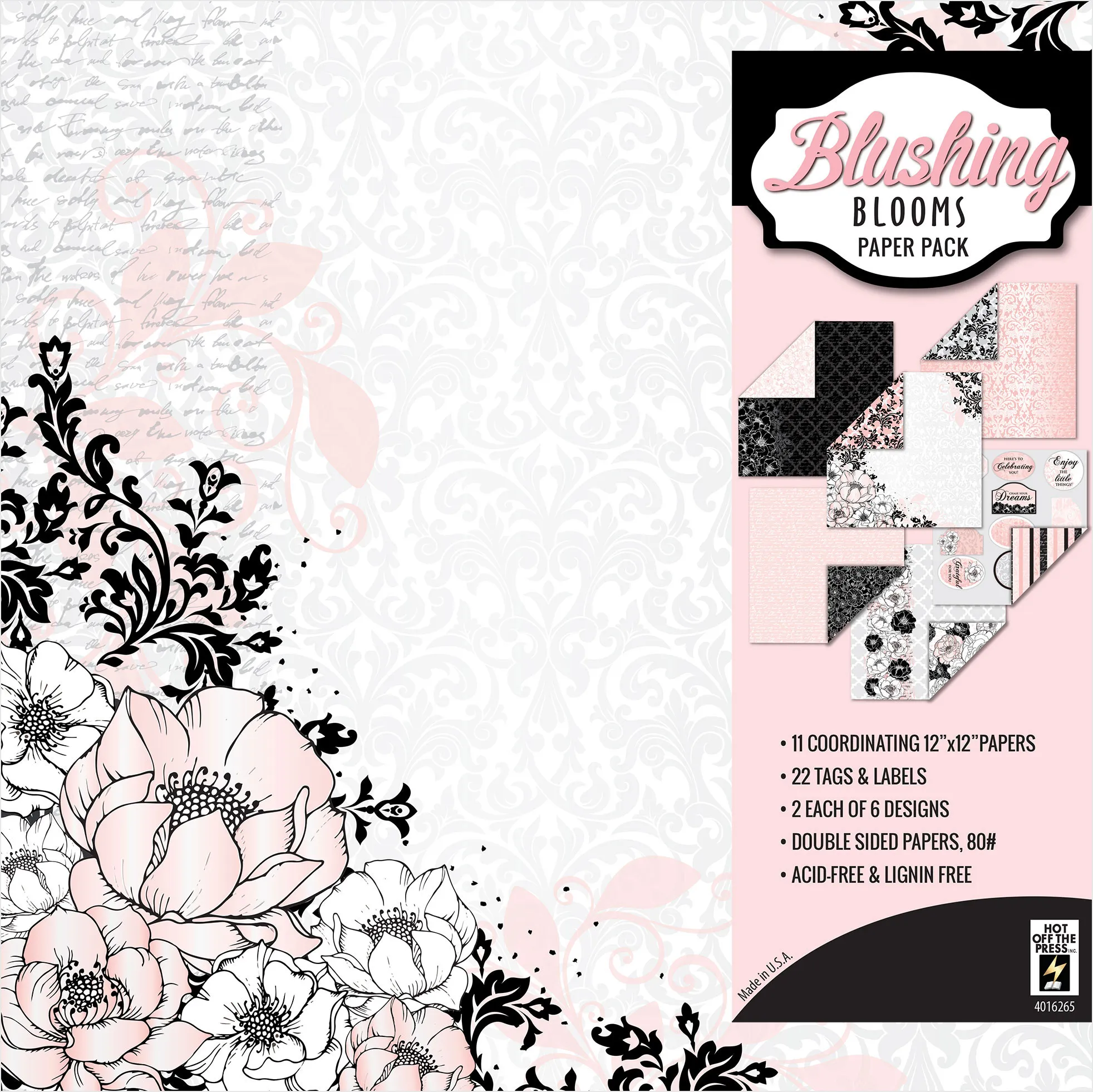 Blushing Blooms 12x12 Paper Pack
