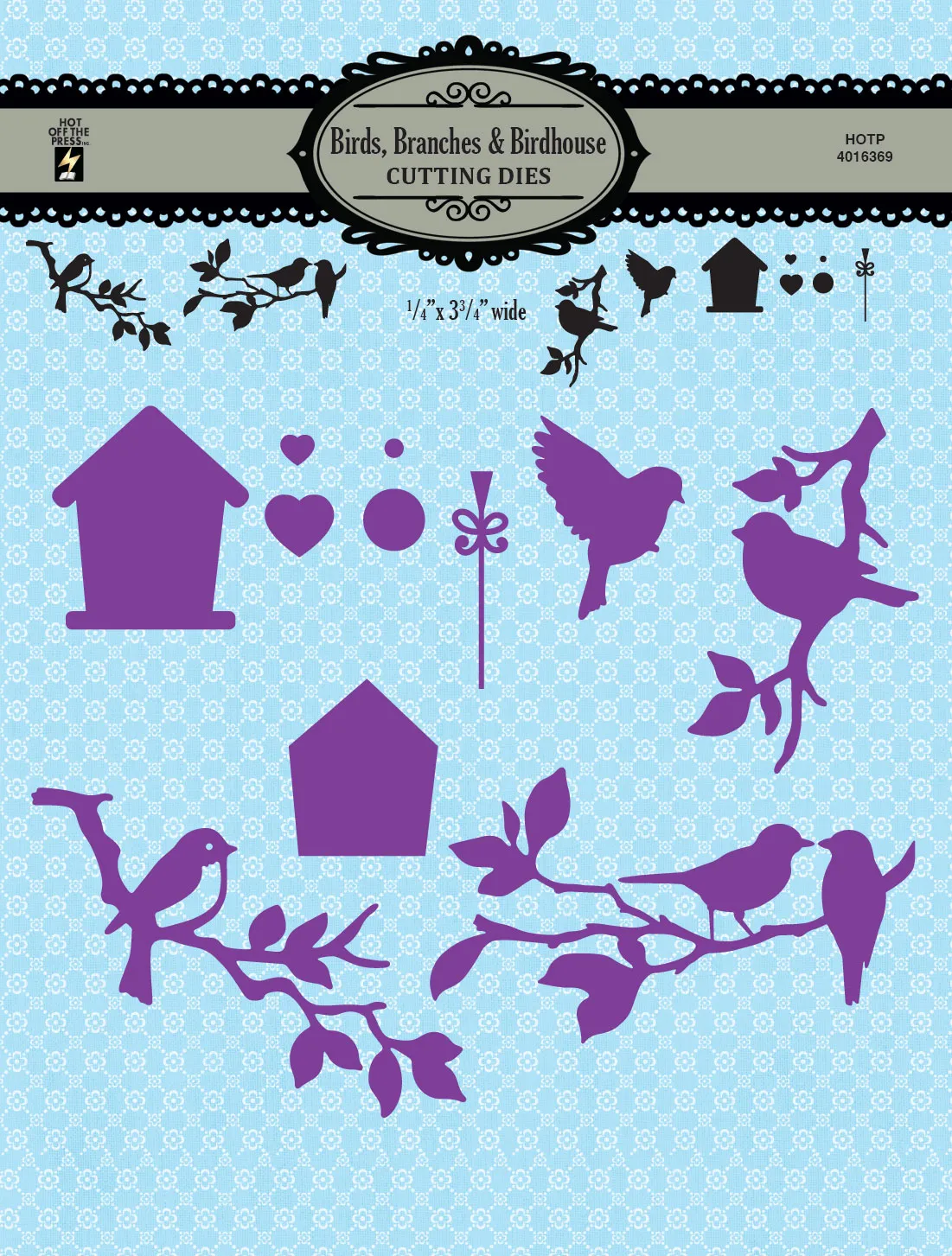 Birds, Branches & Birdhouse Cutting Dies