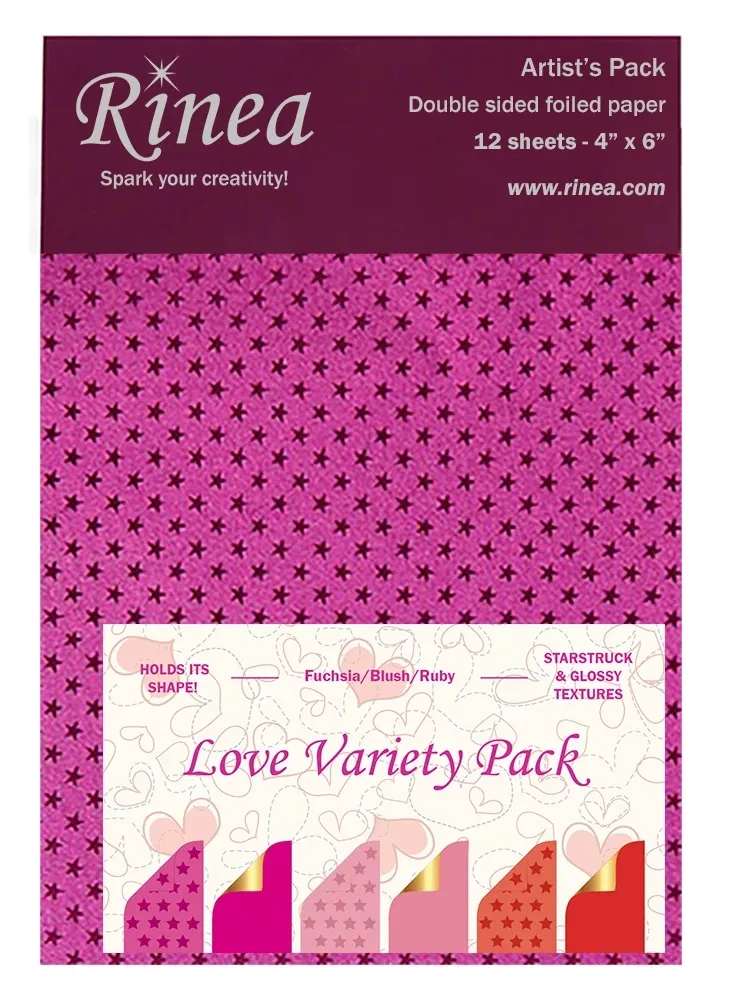 Love Foiled Paper Variety Pack