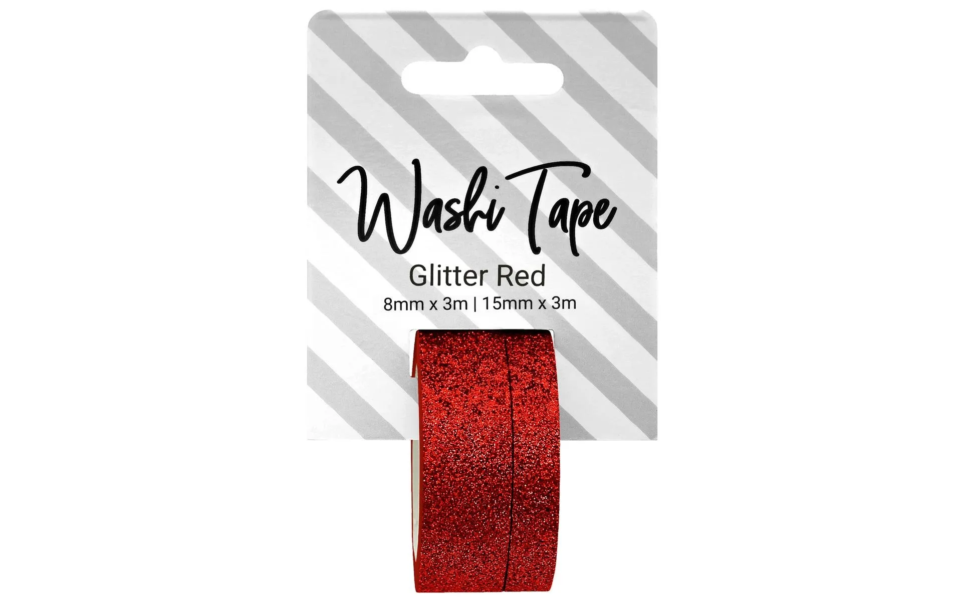 Red Glitter Washi Tape