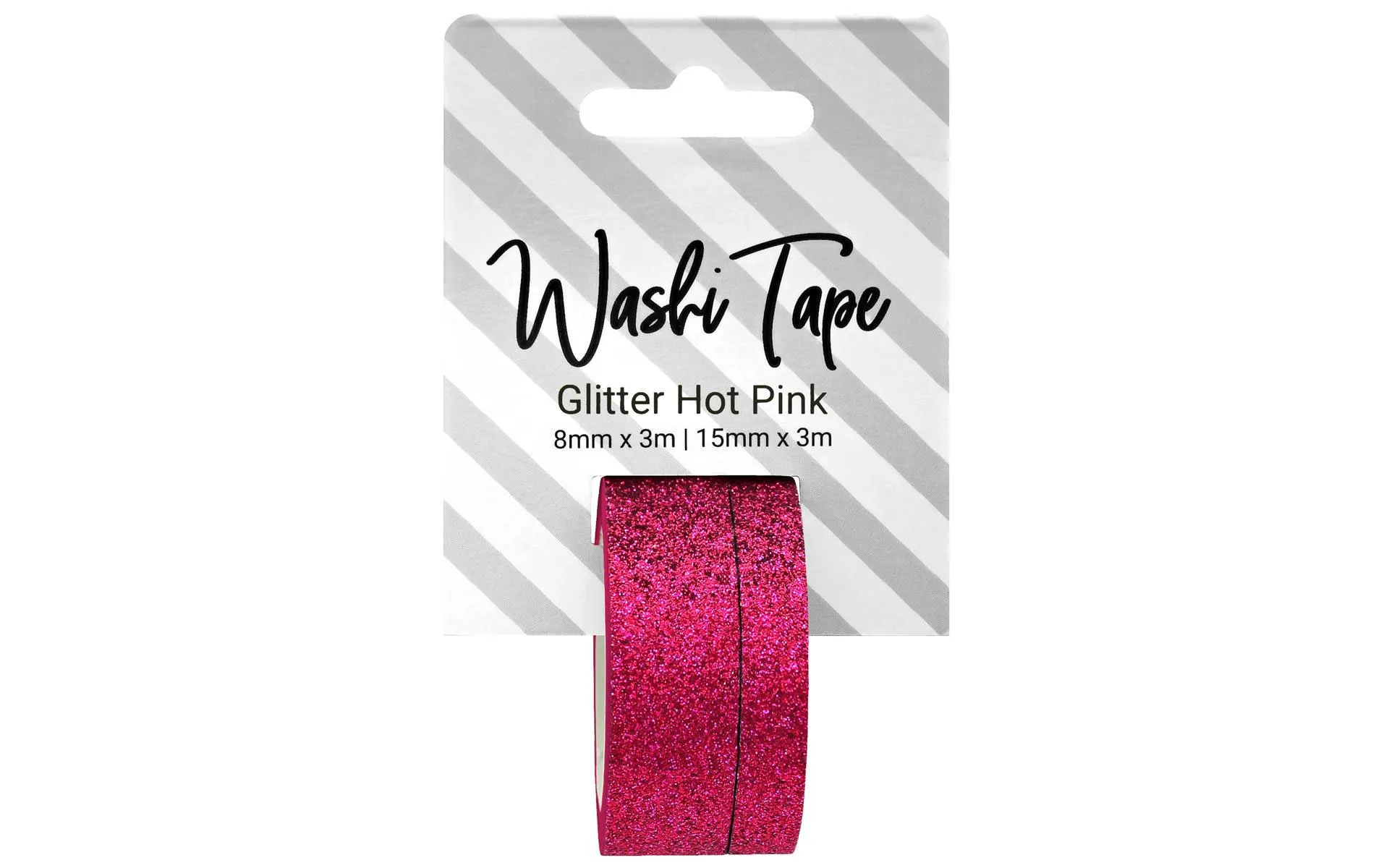 Hot Pink Glitter Washi Tape
