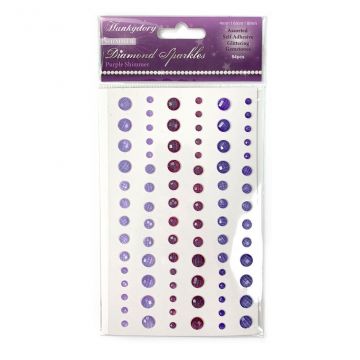 Purple Shimmer Diamond Sparkles Gemstones