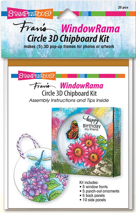 Windorama Collection Circle Chipboard Kit