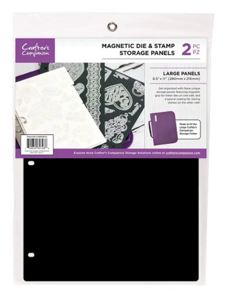 Magnetic Die & Stamp Storage Panels - 8.5x11 - 2 Pk