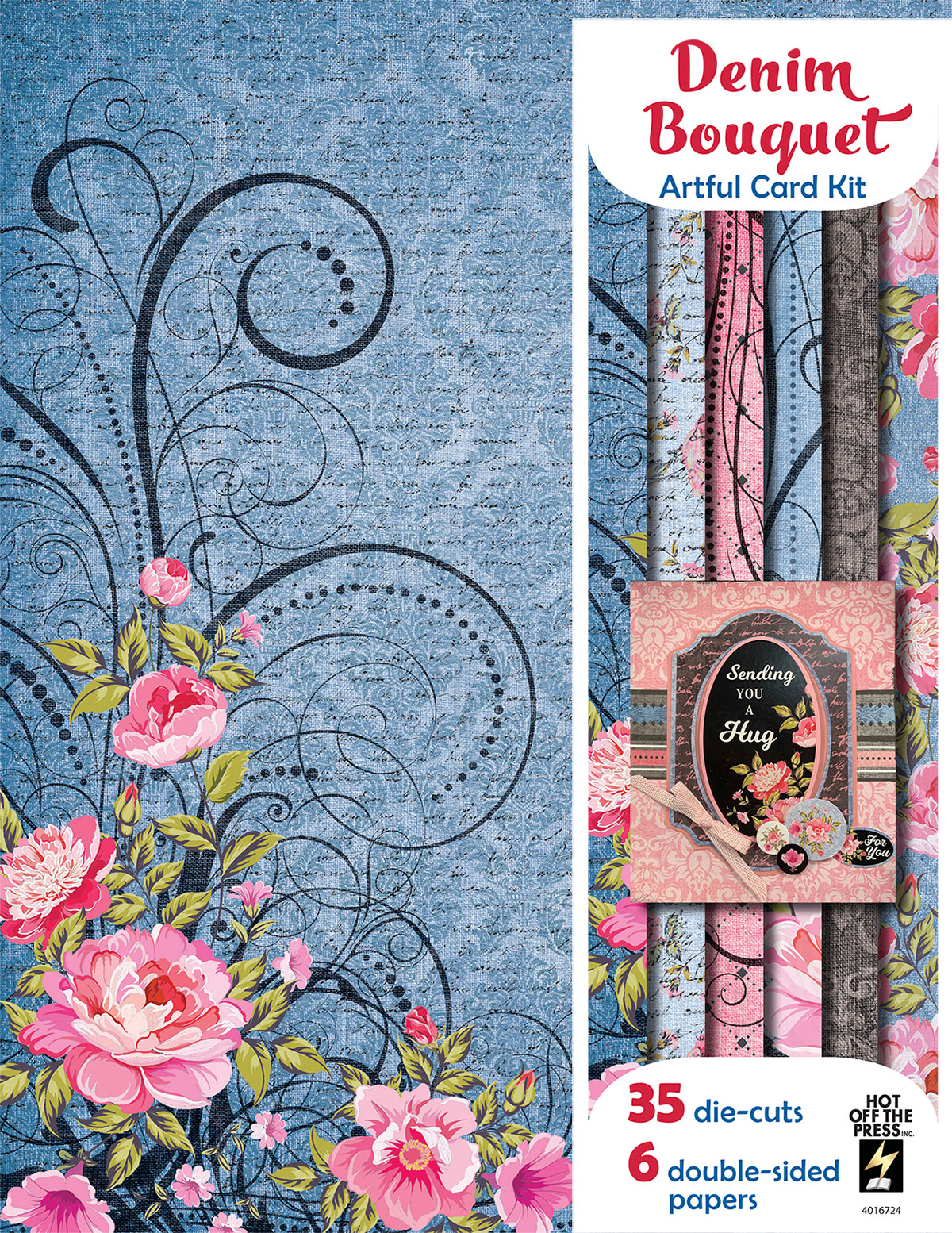 Denim Bouquet Artful Card Kit