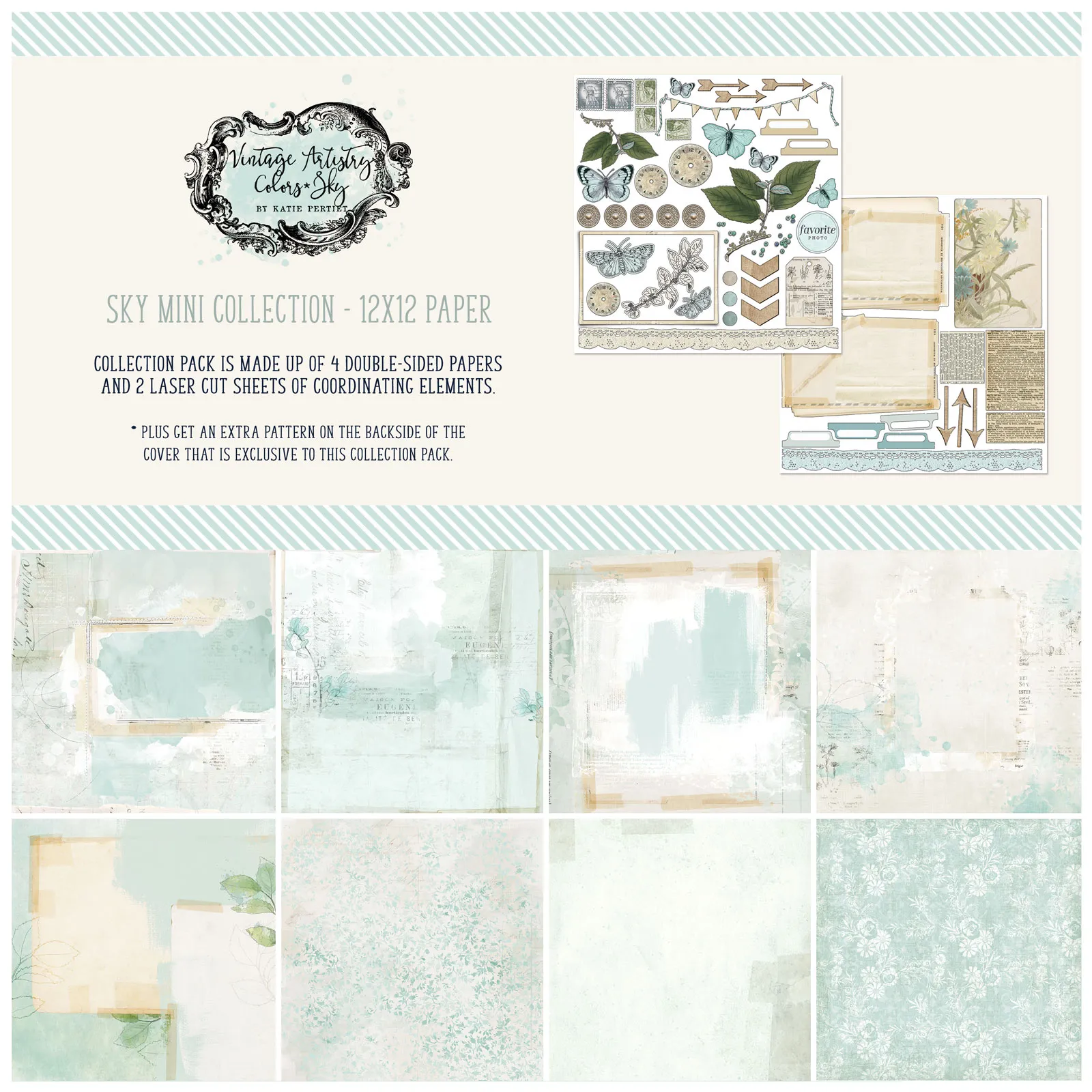 Sky Vintage Artistry Mini Collection, 12x12