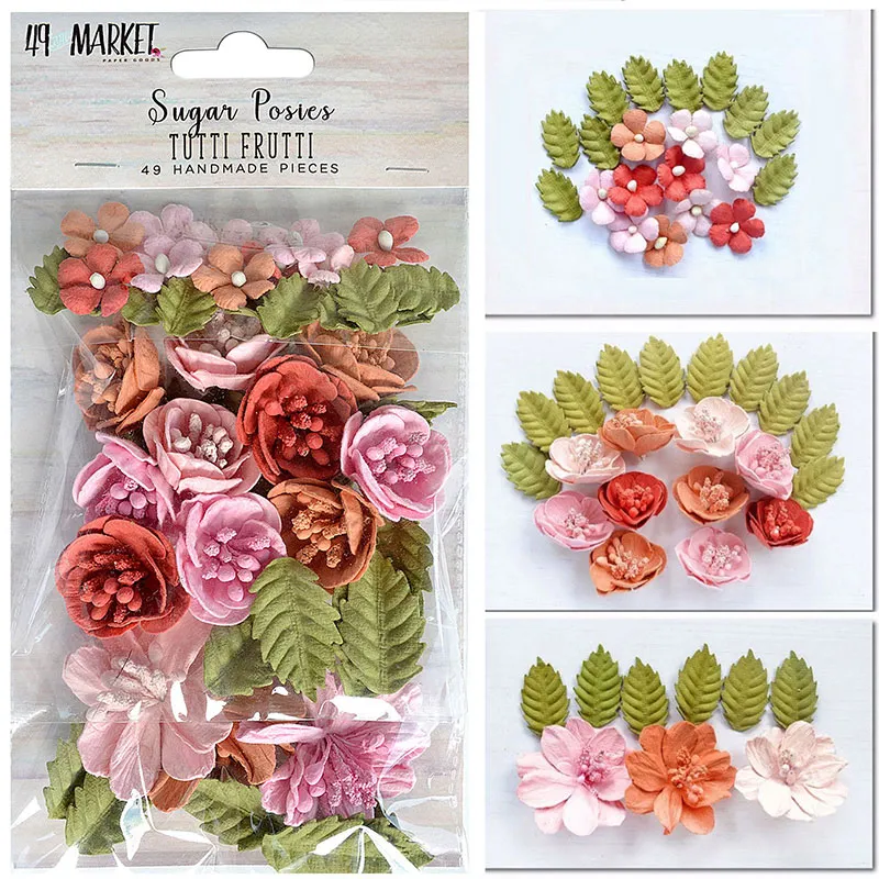 Tutti Frutti Sugar Posies, 49 pieces
