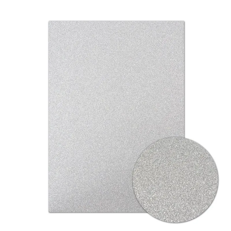 Silver Diamond Sparkles Shimmer Cardstock