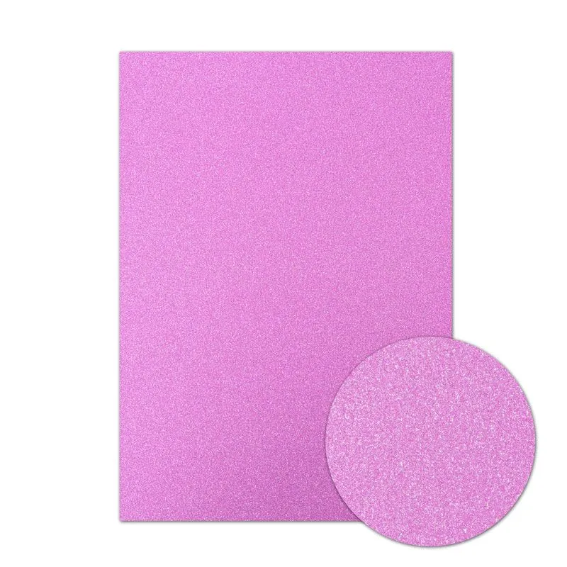 Rose Pink Diamond Sparkles Shimmer Cardstock