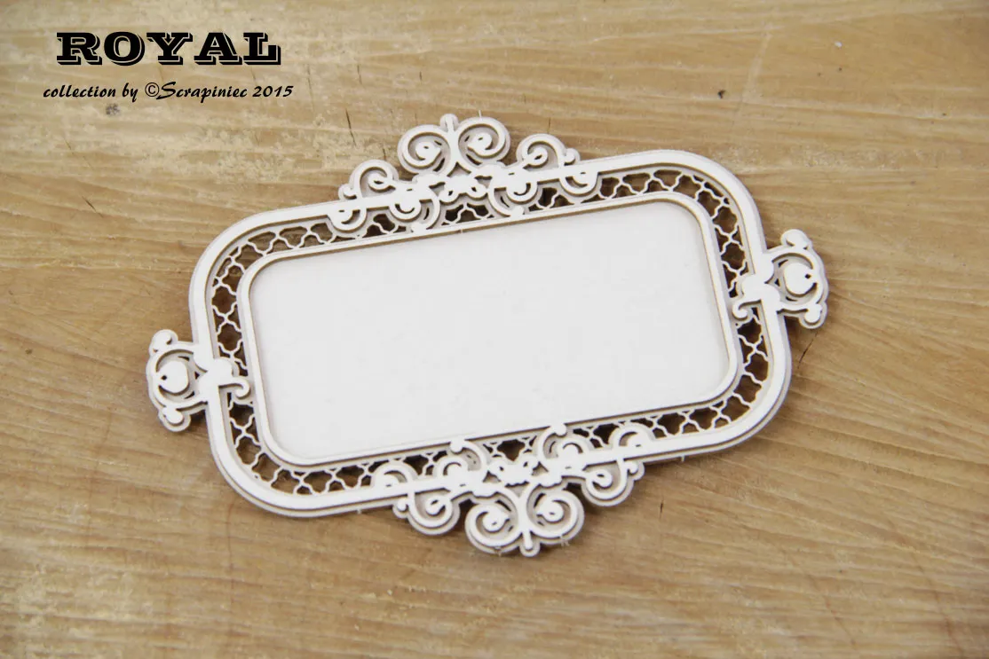 Royal Rectangle Frame Chipboard