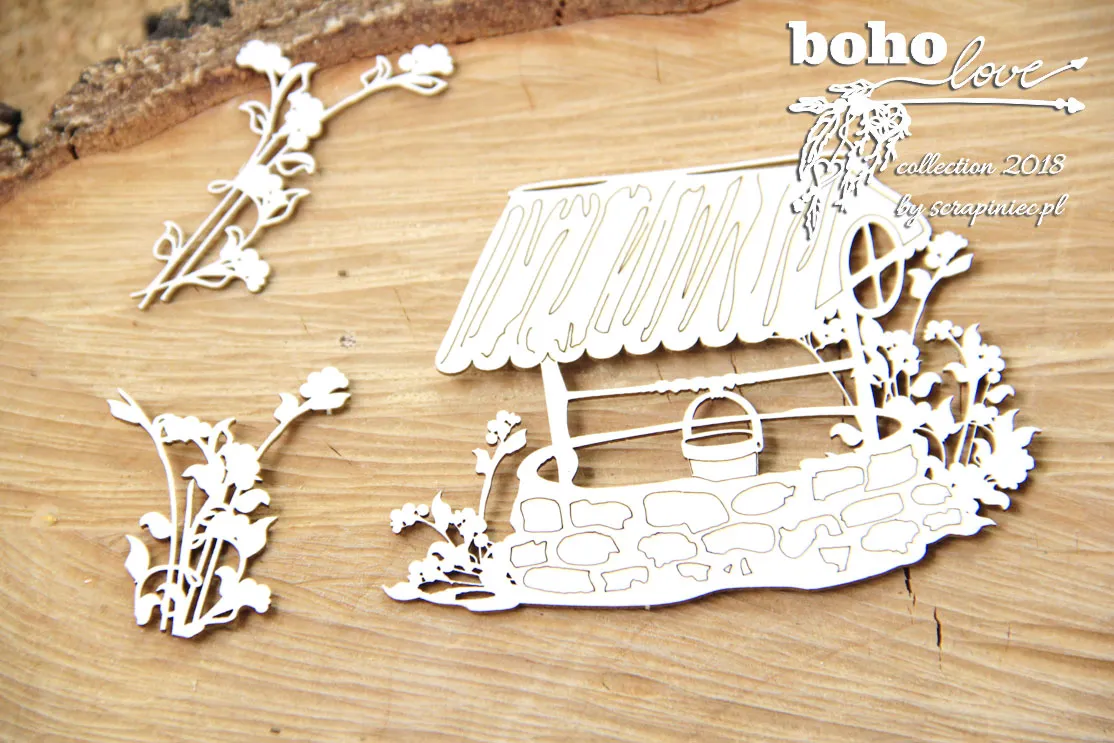 Small Wishing Well Chipboard