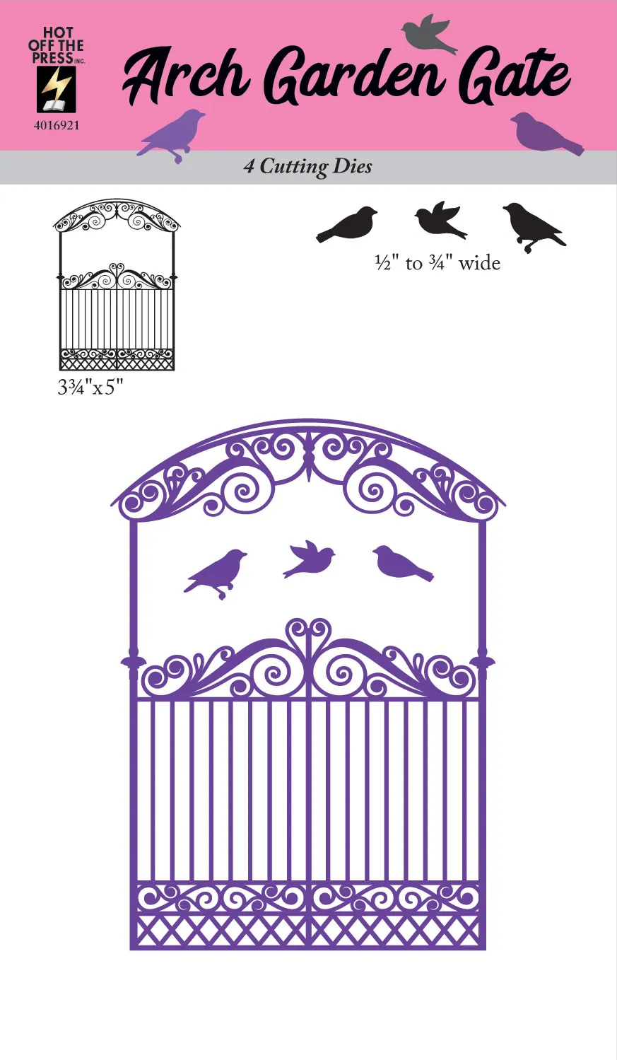 Arch Garden Gate Cutting Dies