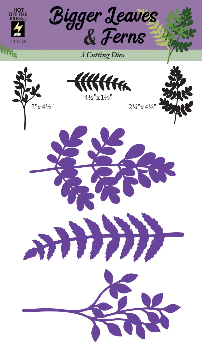 Bigger Leaves & Ferns Cutting Dies
