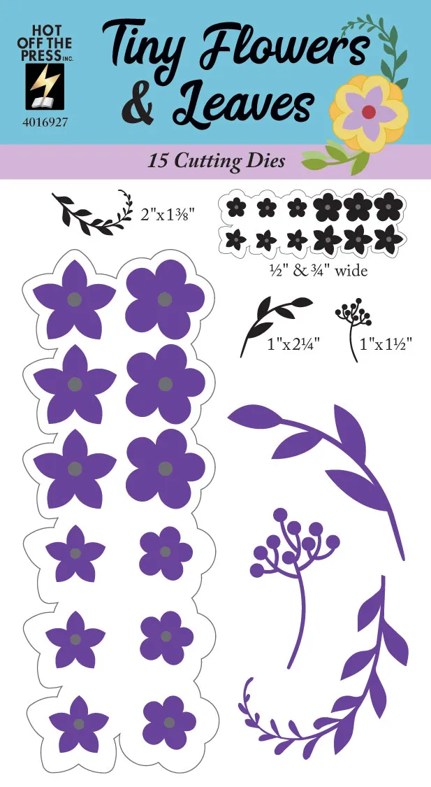 Tiny Flowers & Leaves Cutting Dies