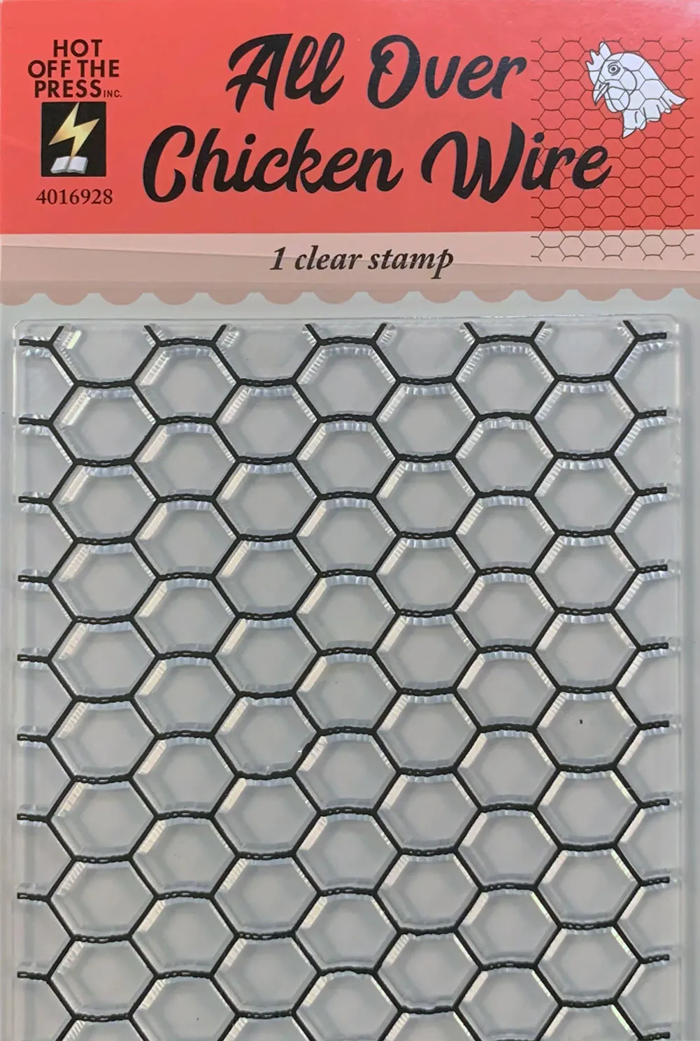 All Over Chicken Wire Clear Stamp
