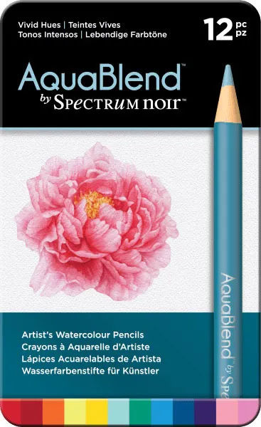 Vivid Watercolor Pencils, 12 pack