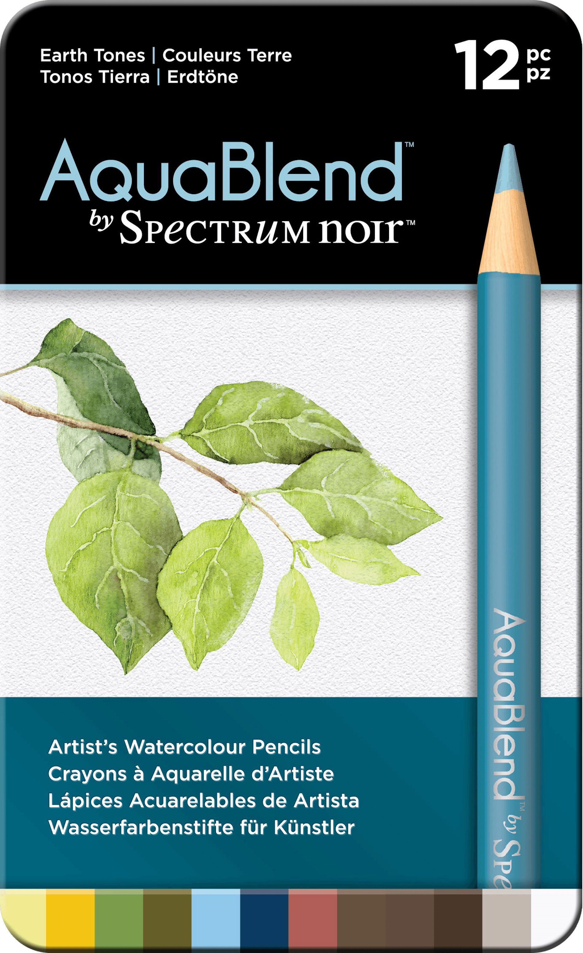 Earth Watercolor Pencils, 12 pack
