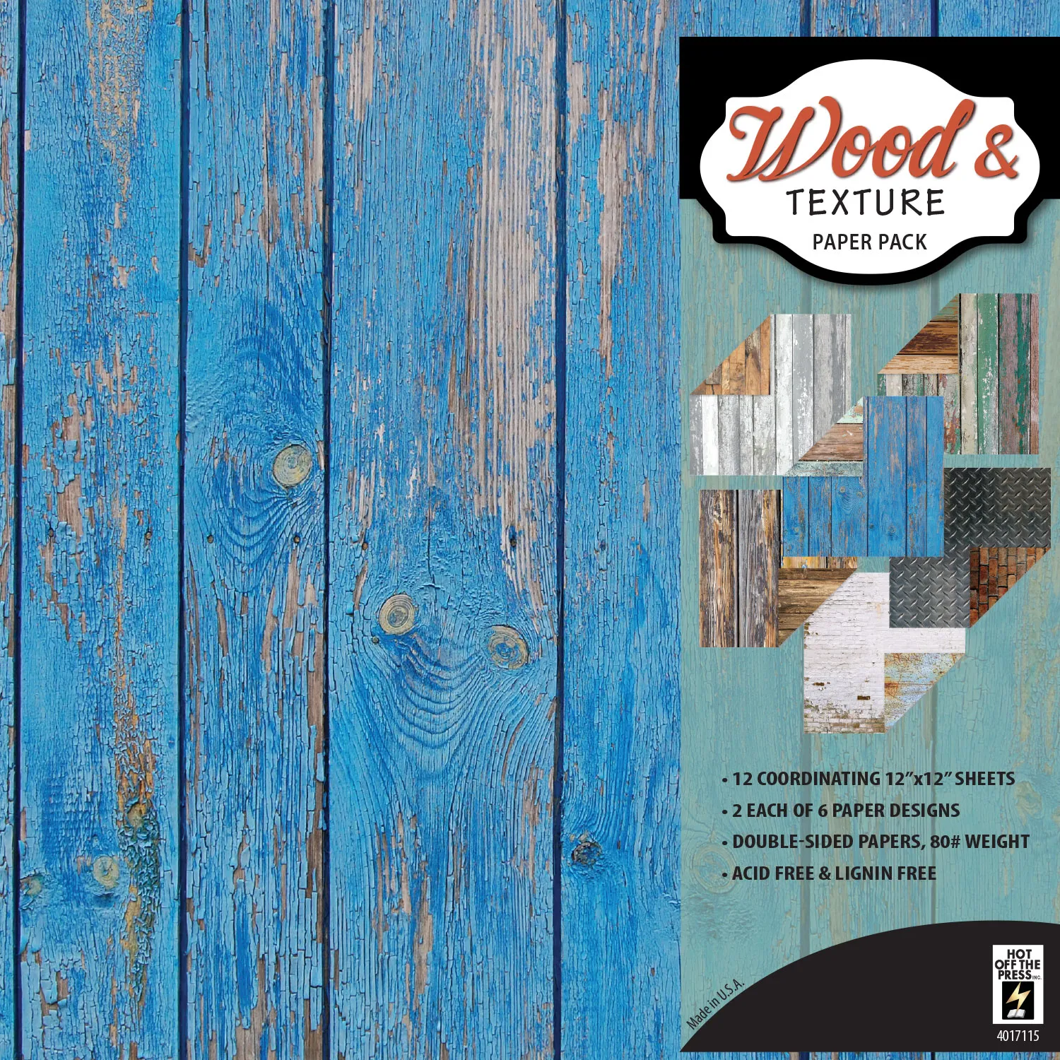 Wood & Texture Paper Pack 12x12