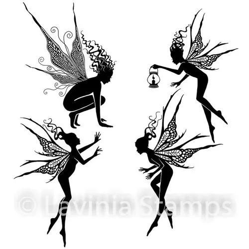Fairy Foragers Clear Stamps by Lavinia