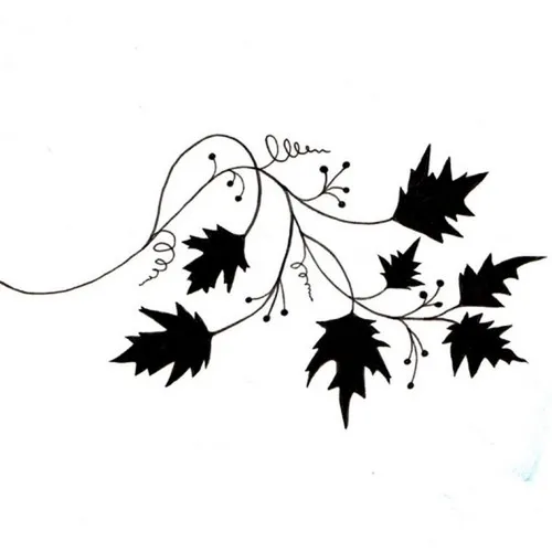 Vine Leaves Clear Stamp by Lavinia