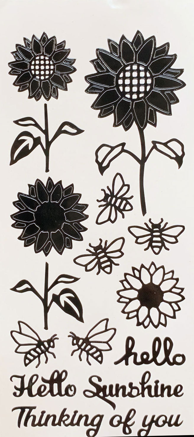 Sunflower Dazzles™ Stickers