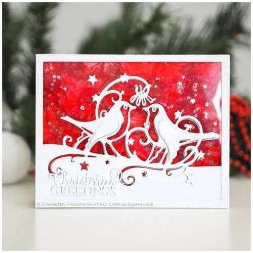Under the Mistletoe Craft Die Paper Cuts Edger by Creative Expressions