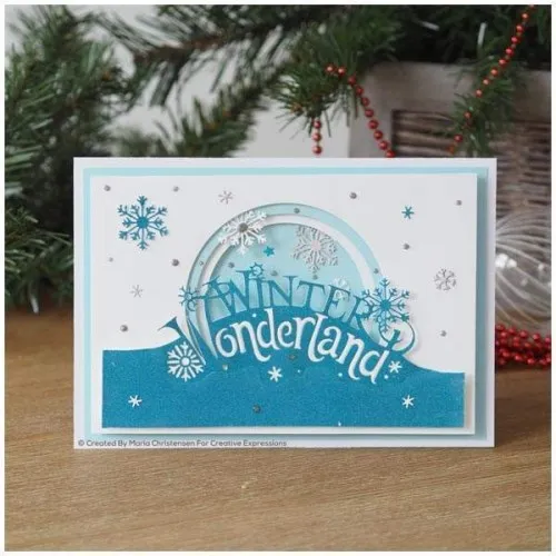 Winter Wonderland Craft Die Paper Cuts Edger by Creative Expressions