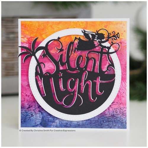 Silent Night Craft Die Paper Cuts Edger by Creative Expressions