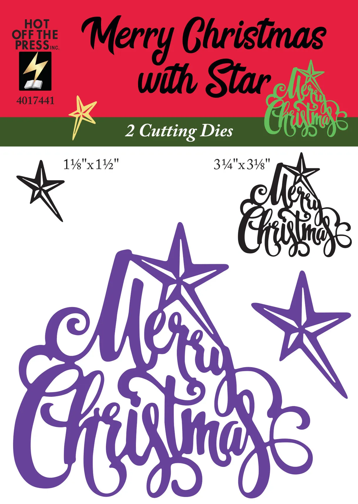 Merry Christmas with star