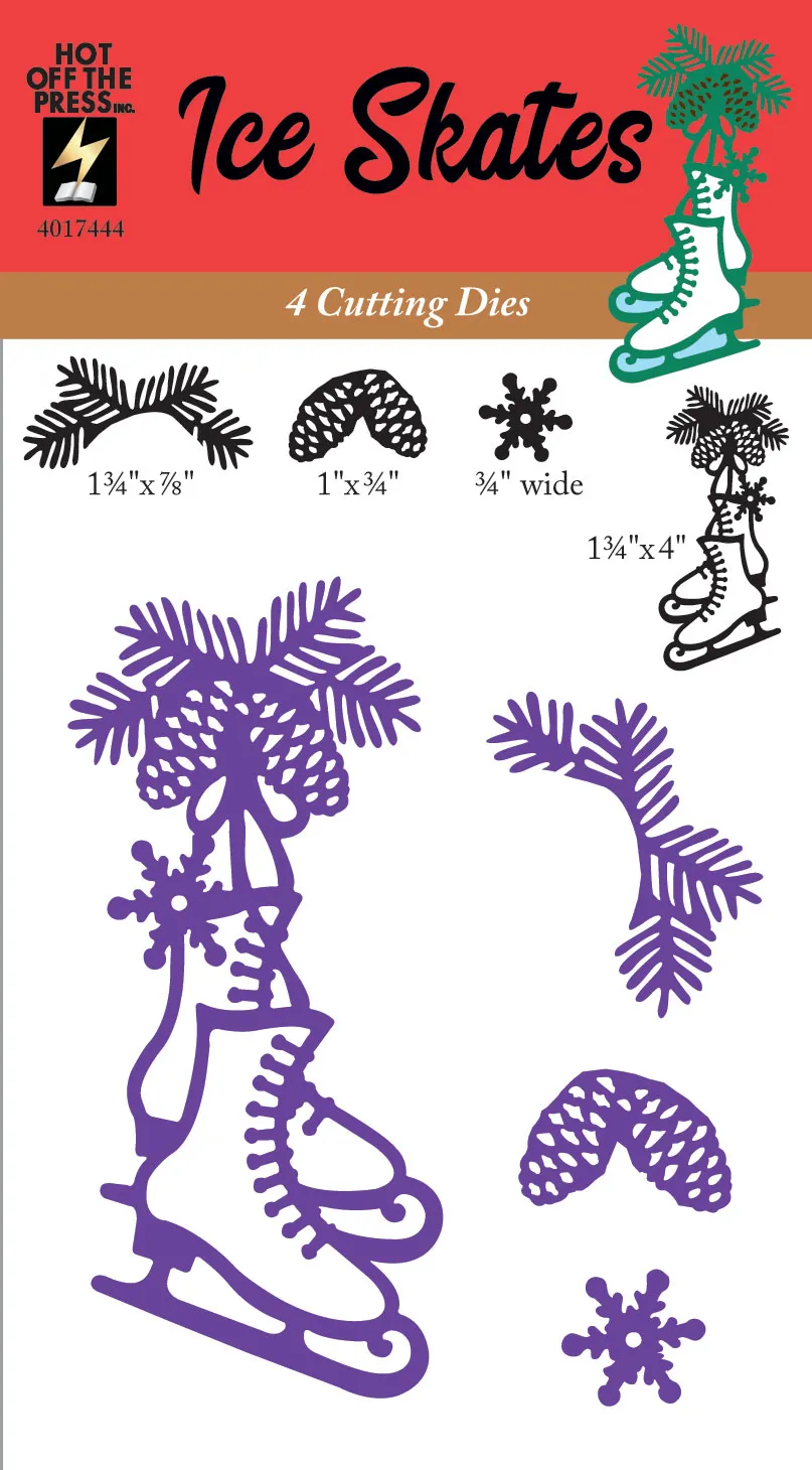Ice Skates Cutting Die