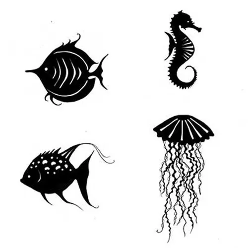 Sea Creatures Clear Stamps