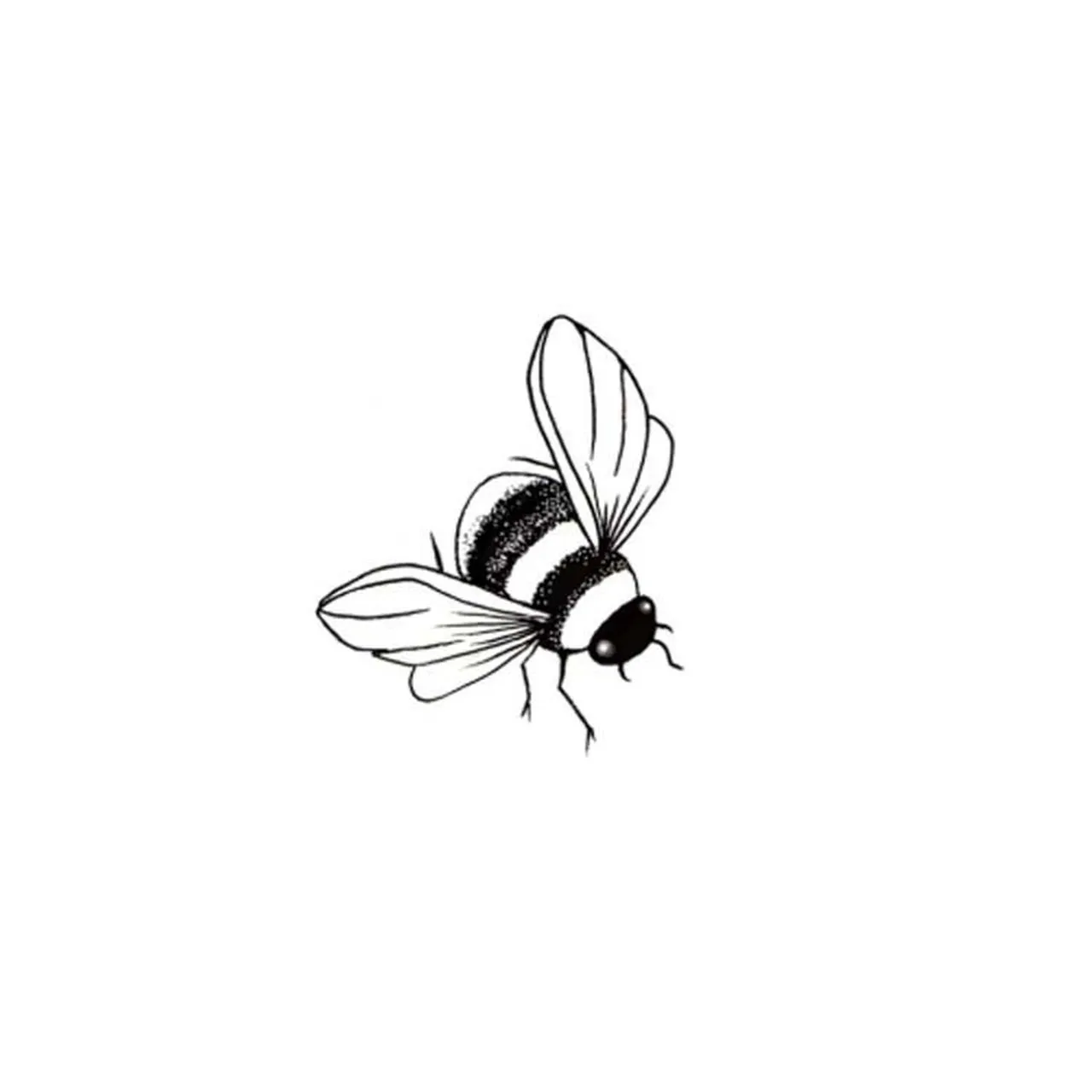 Bee Miniature Clear Stamp