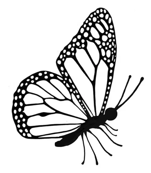 Flutterby Miniature Clear Stamp