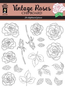 Vintage Roses Chipboard