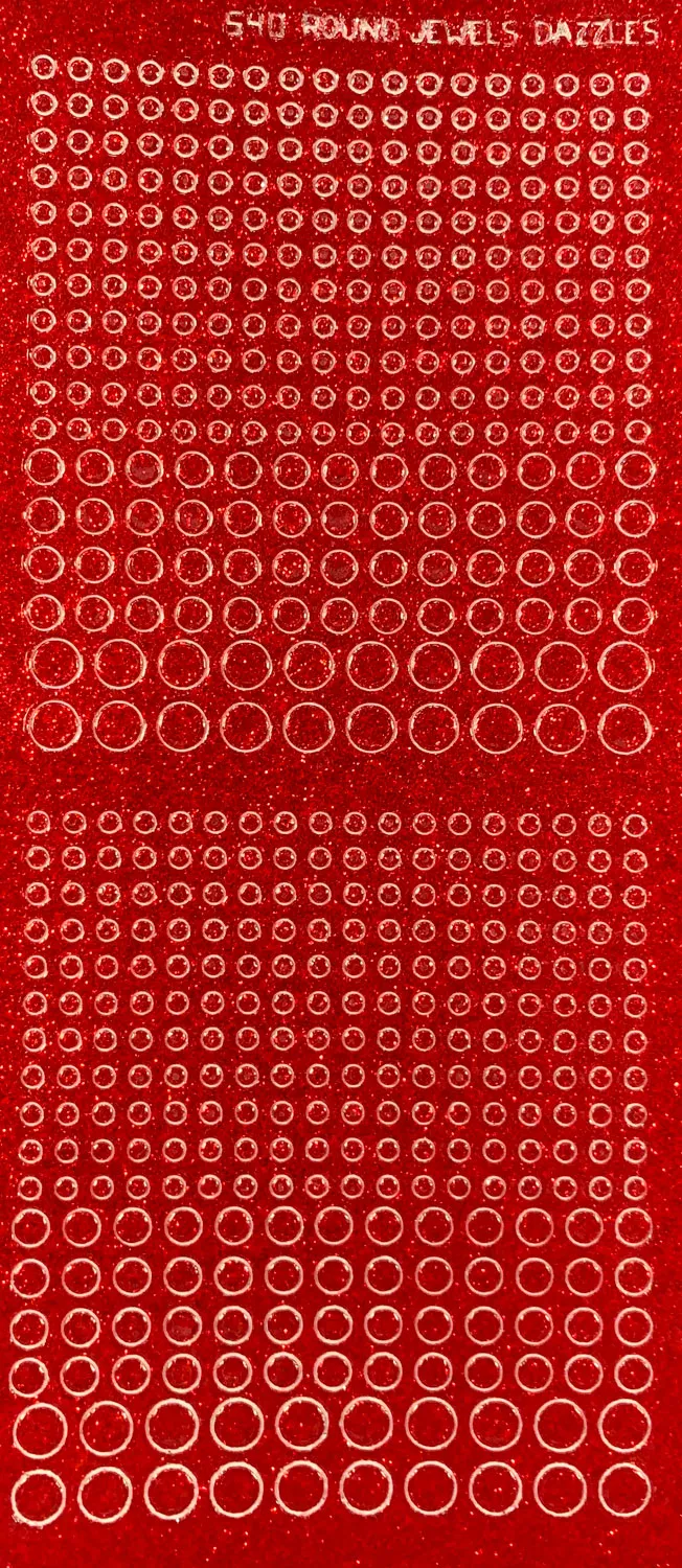 Red Glitter Jewel Dazzles