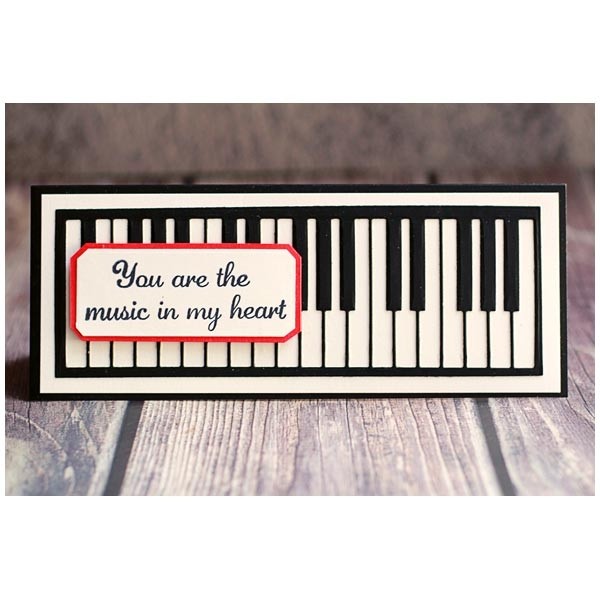 Musical Panels Die Set Lost in Music Paper Discovery