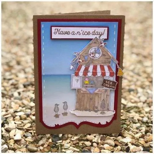 The Ice Cream Shack A5 Stamp Set A Day at the Beach by Daisy Mae