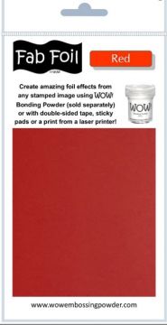 Red Fab Foil