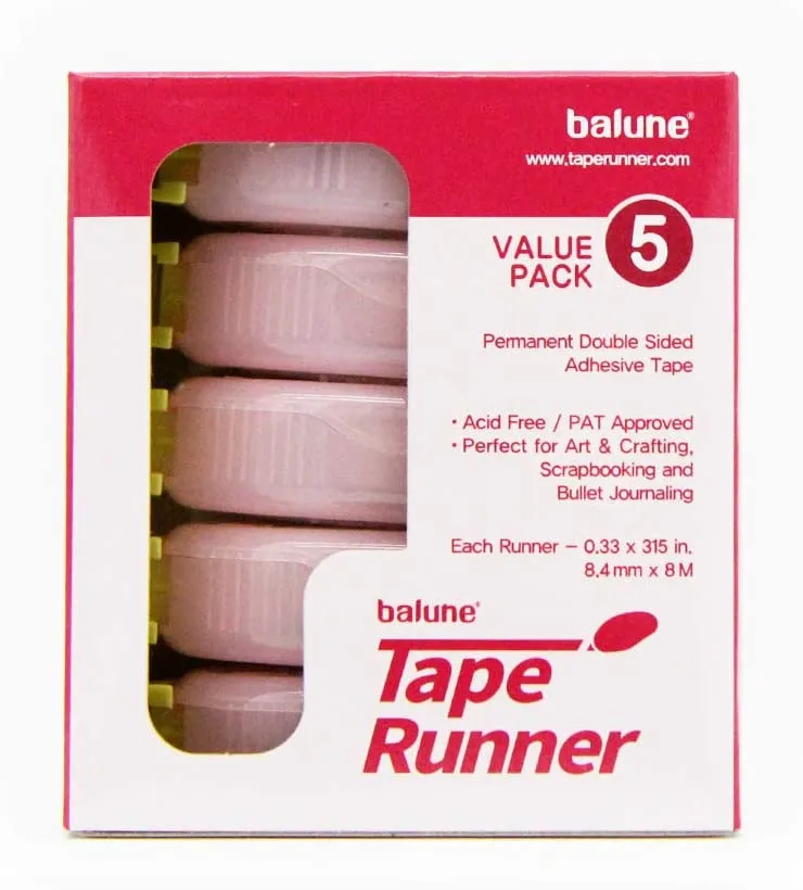 Tape Runner, 5 pack