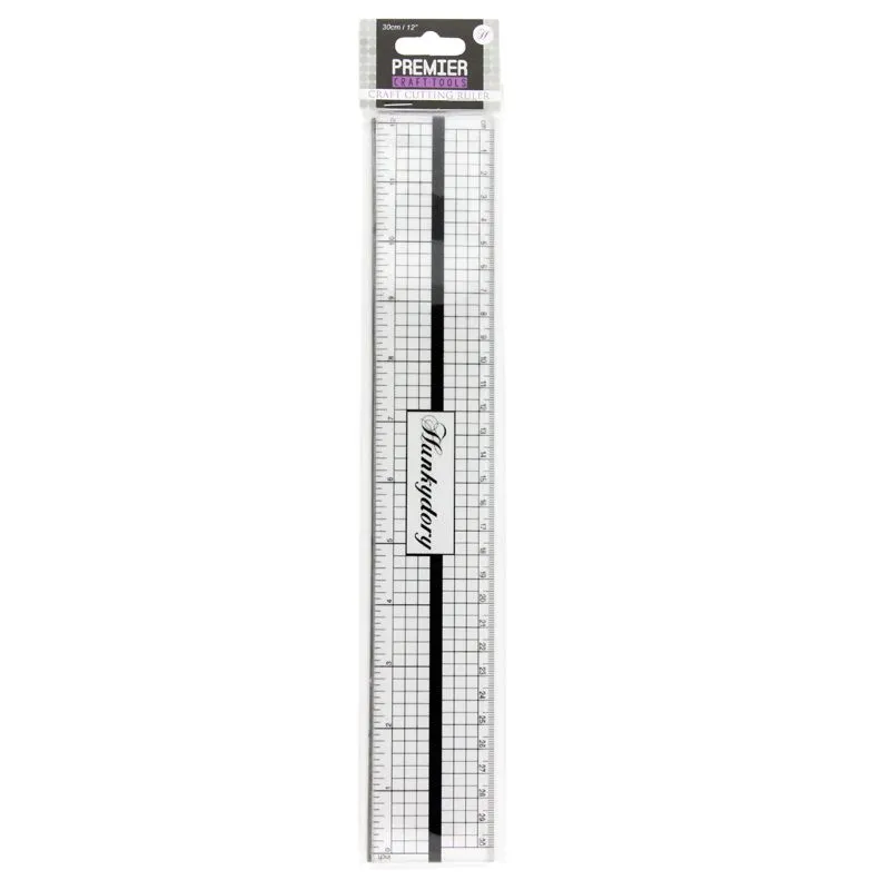 Plastic Ruler with Metal Edge - Premier Tools