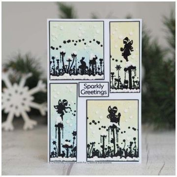 A Sprinkle Of Magic Pre Cut Rubber Stamp