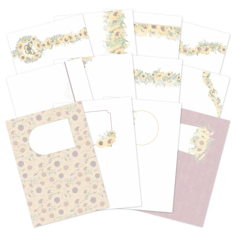 Sunflower Inserts Luxury Card