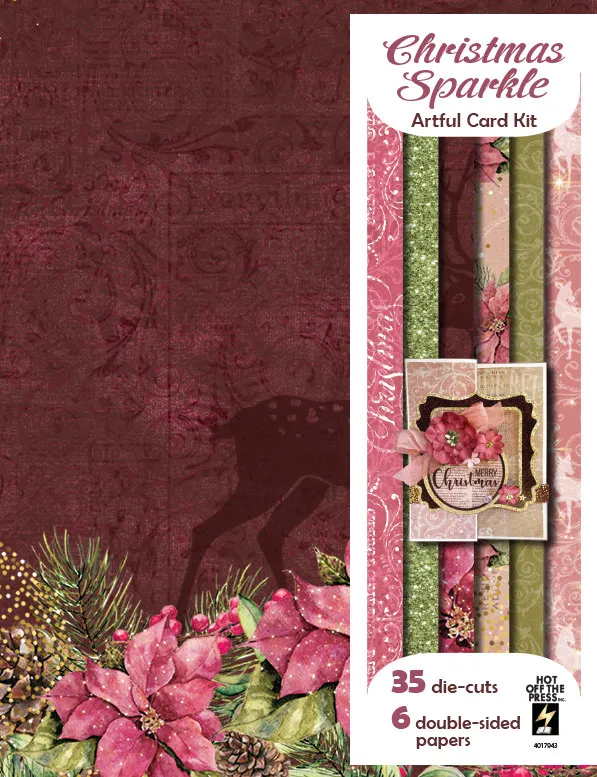 Christmas Sparkle Artful Card Kit