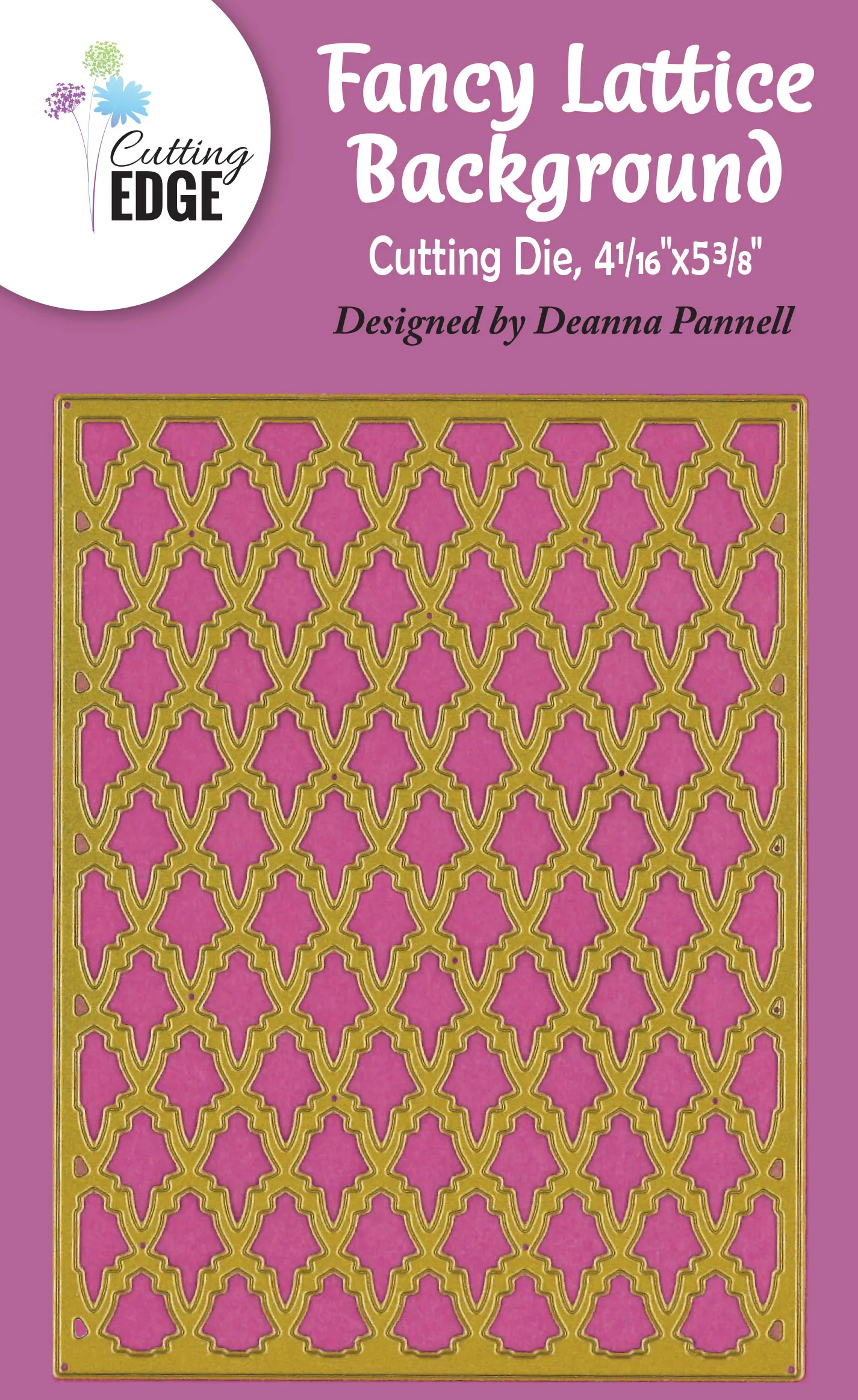 Fancy Lattice Background Cutting  Die