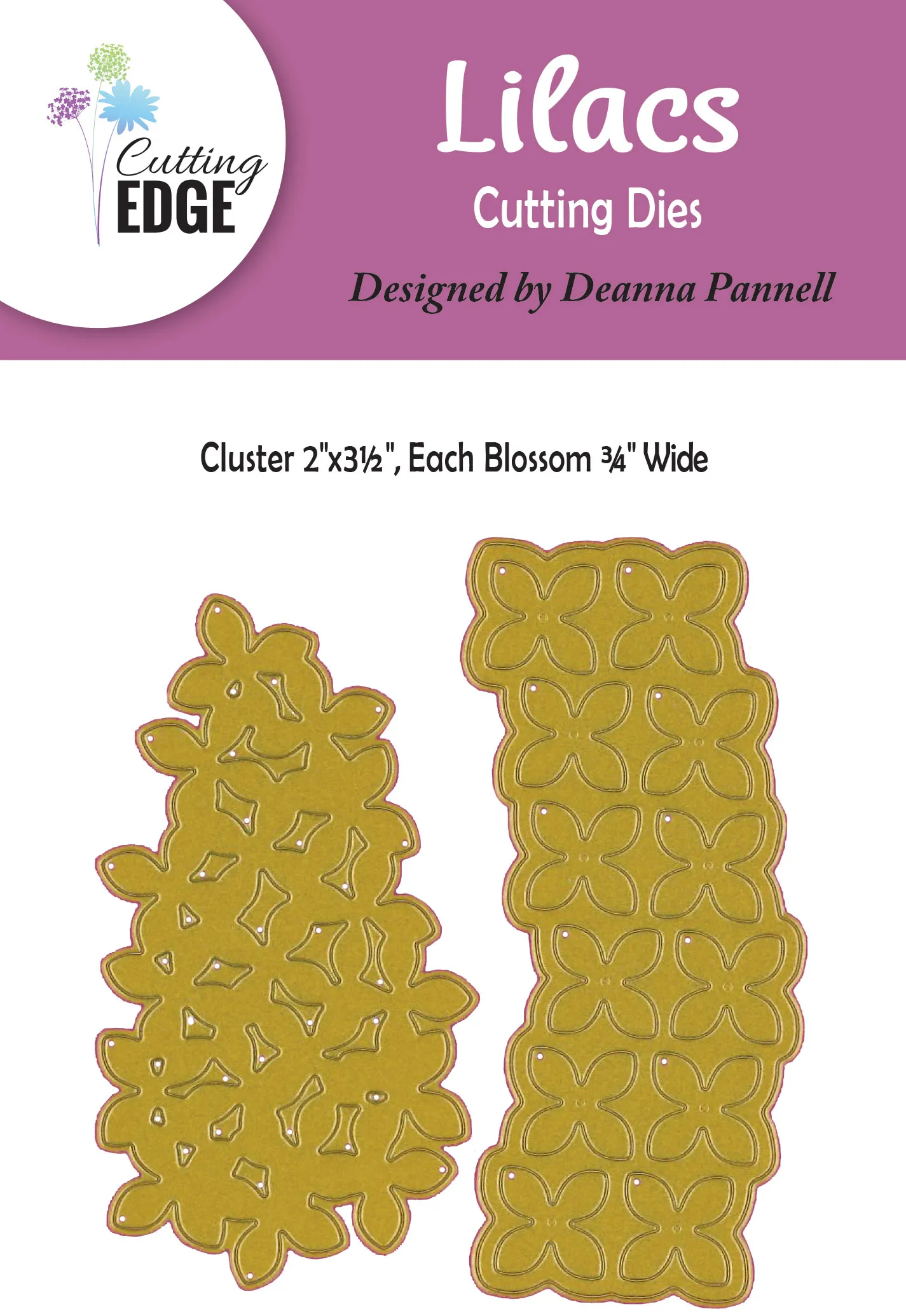 Lilac Flowers Cutting Die Set