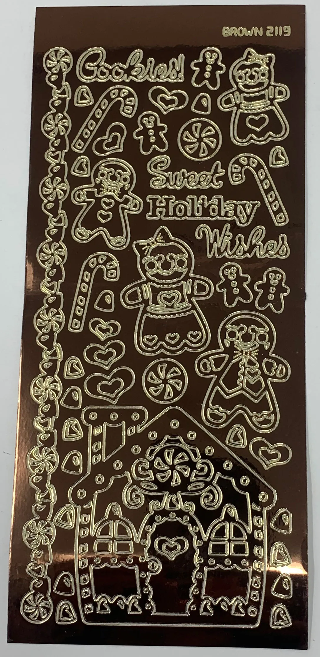 Gingerbread Dazzlesâ¢ Stickers