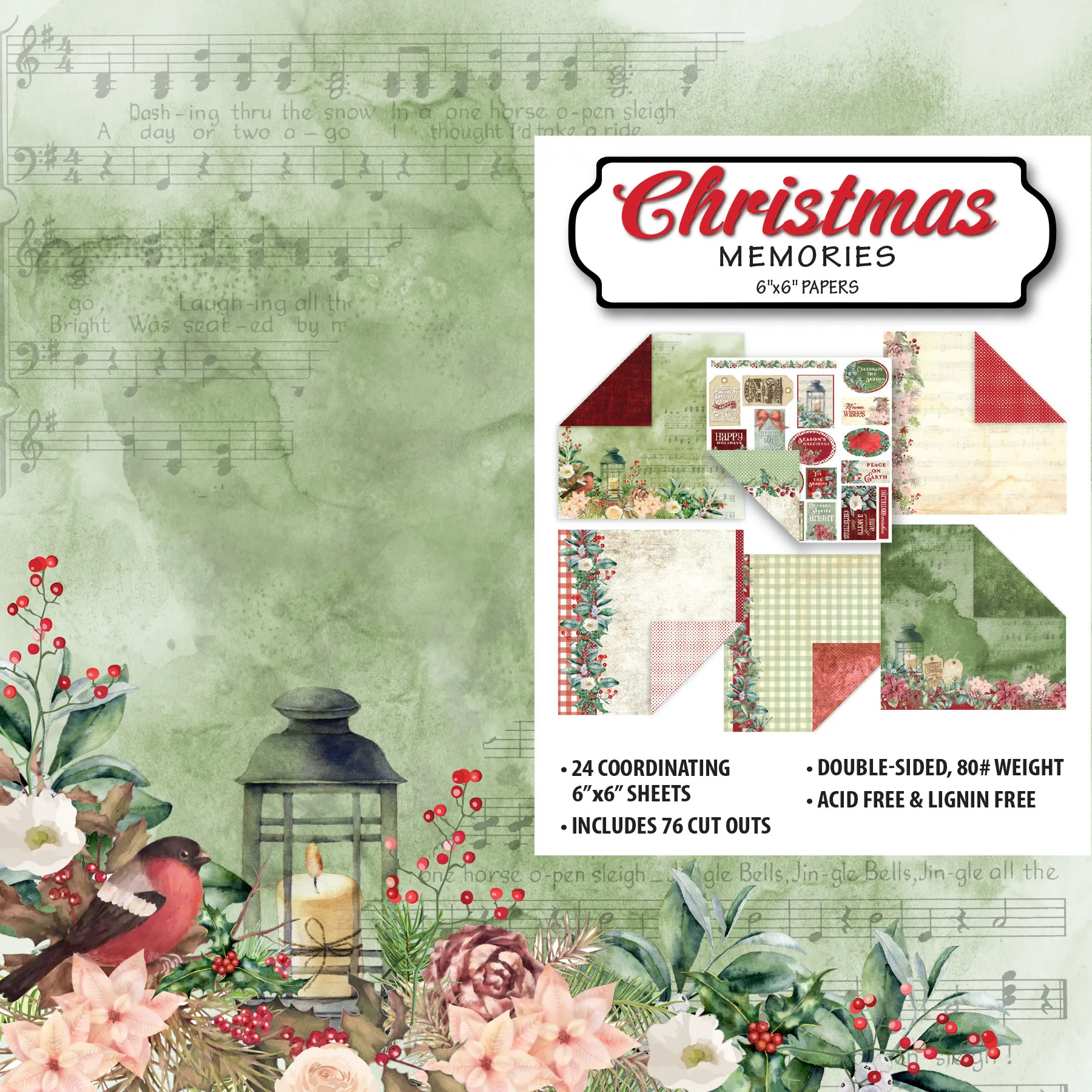 Christmas Memories 6x6 Papers