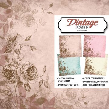 Vintage Roses 6x6 Paper Pack