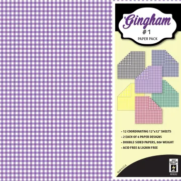 Gingham Papers #1 Paper Pack, 12x12