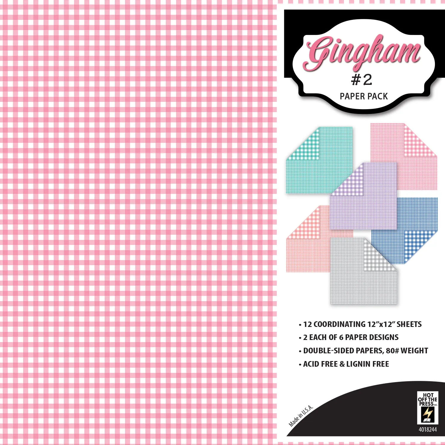 Gingham Papers #2 Paper Pack, 12x12
